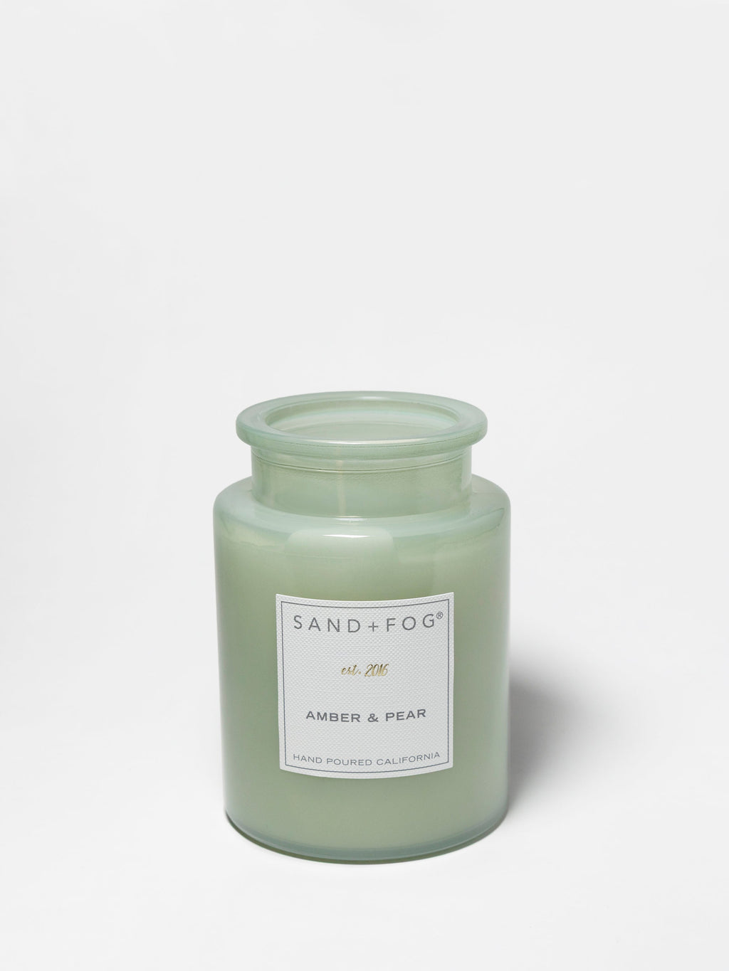Scented Amber & Pear 12 oz scented candle